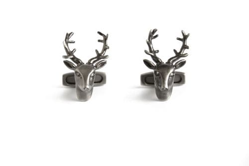 Pursuits Stag Head Cufflink