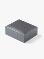 Silver Onyx Round Cufflink