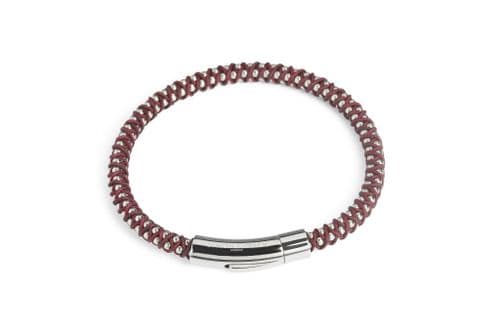Simon Carter Falmouth Bracelet Burgundy