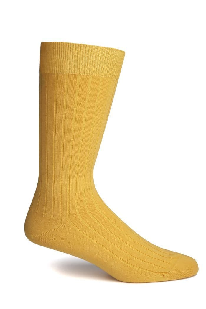 Simon Carter Made in Italy Cotton Socks Yellow - M 6 - 8
 