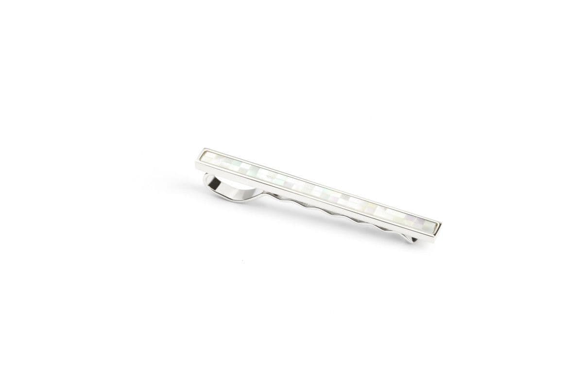 Simon Carter Mother of Pearl Mosaic Tie Slide
 