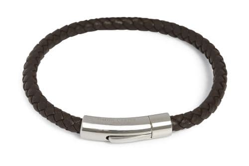 Simon Carter Newquay Slim Bracelet Brown