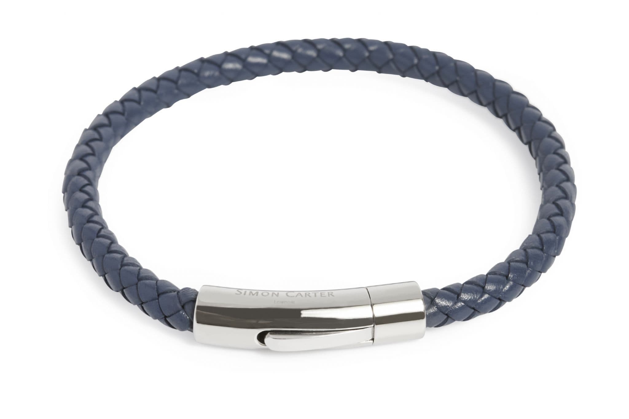 Simon Carter Newquay Slim Bracelet Navy
 