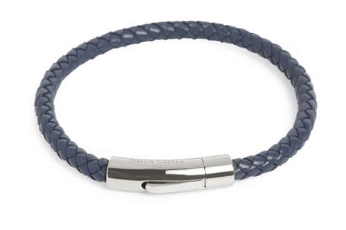 Simon Carter Newquay Slim Bracelet Navy