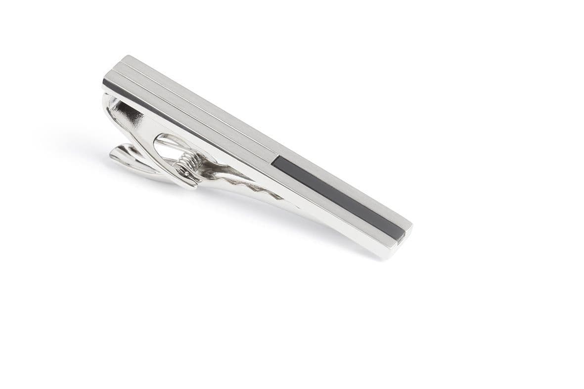 Simon Carter Onyx Slice Tie Clip
 