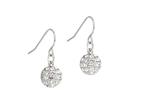Simon Carter Swarovski Crystal Ball Earrings