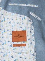 Soft Blue Silk Jacket