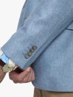 Soft Blue Silk Jacket