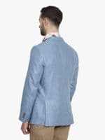 Soft Blue Silk Jacket