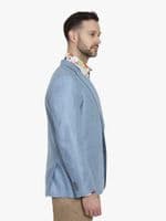 Soft Blue Silk Jacket