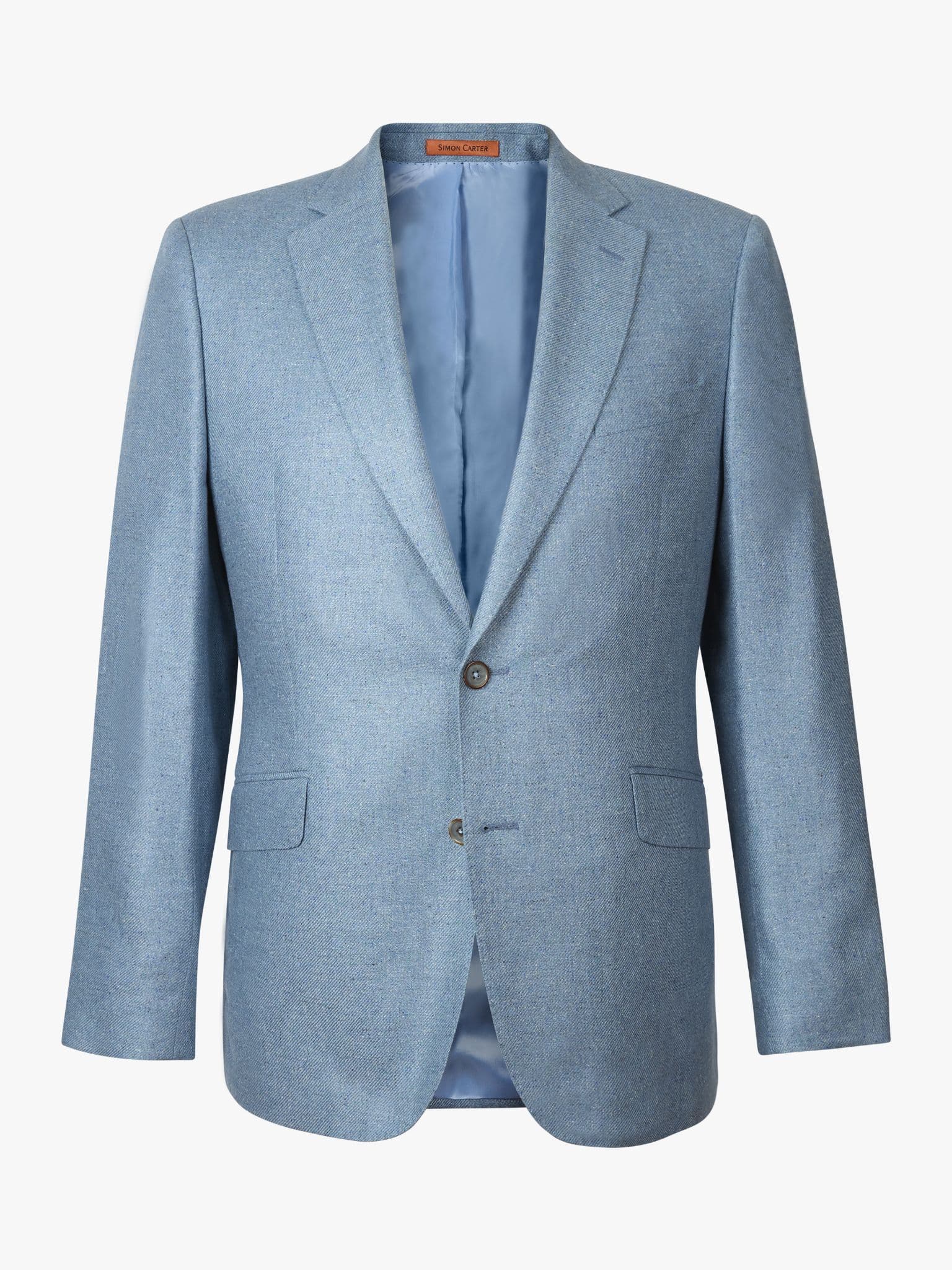 Soft Blue Silk Jacket - 38
 
