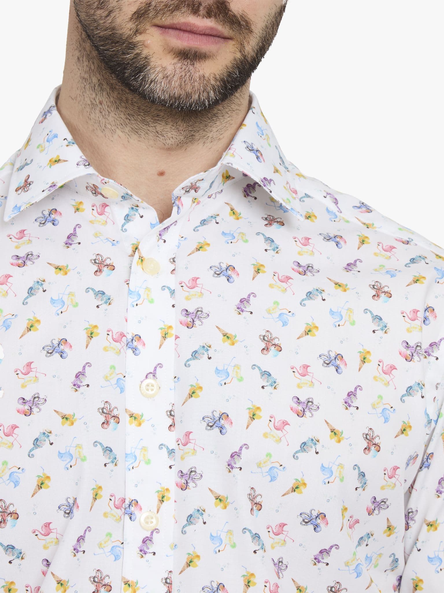 Side view of Squid Ice Cream Shirt - 16.5