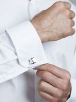 Squiggle Square Cufflink