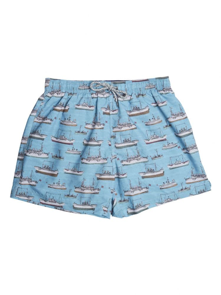Vintage Toy Boats Swim Shorts
