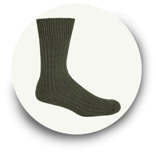 Alpaca Socks Green