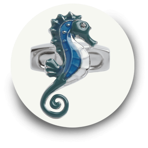 Simon Carter Seahorse cufflinks