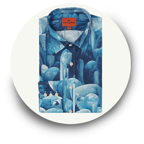 Simon Carter Avalon Scenes Shirt, Made with Liberty Fabric