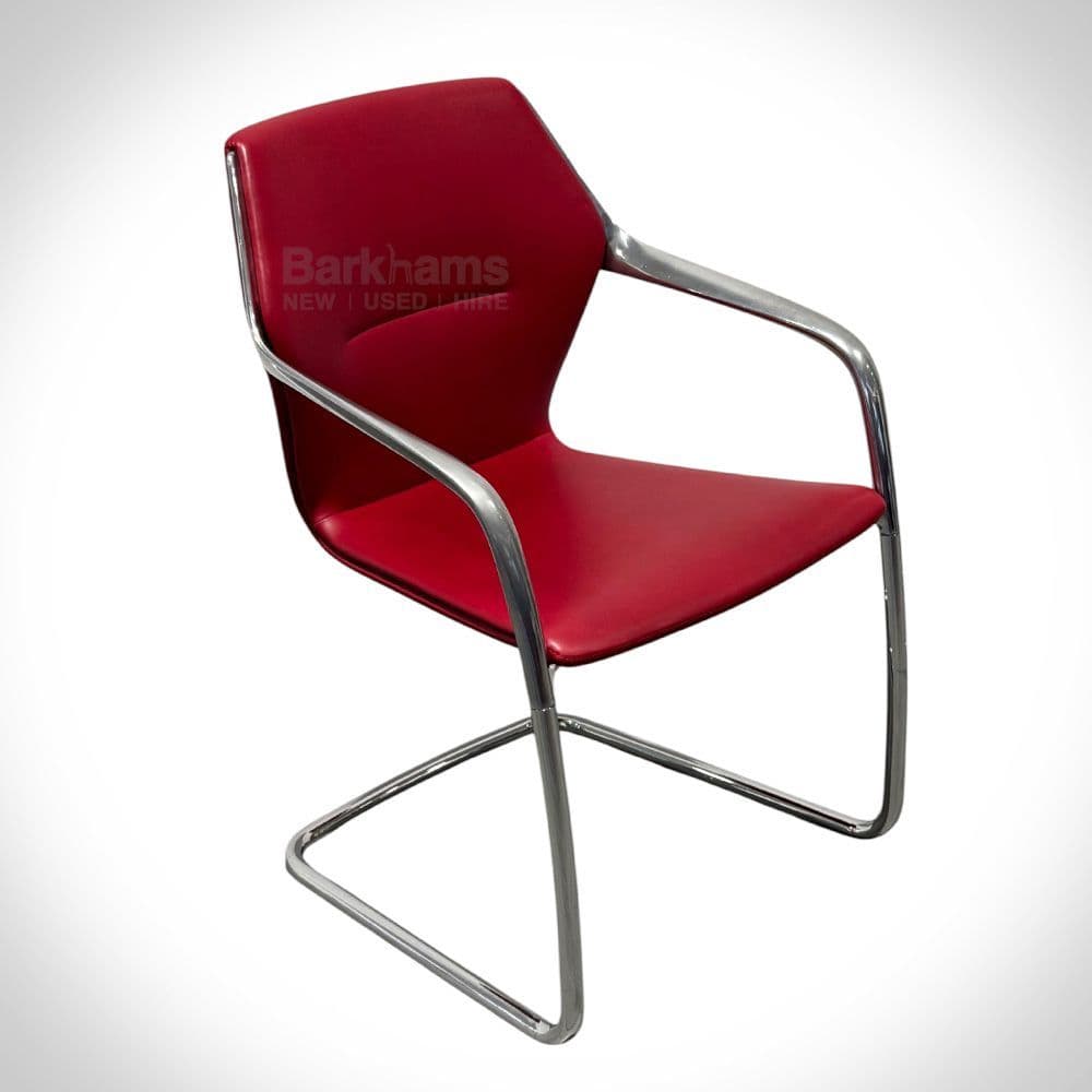 Brunner Ray Cantilever Chair in Red | Used Brunner Ray Chair | Red