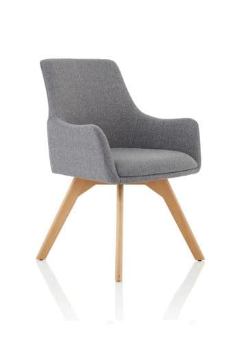Carmen Wooden Leg Meeting Chair