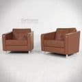 Davison Highley Fith Avenue Leather Armchair| Fith Avenue Armchair| Davison Highley Leather Armchair