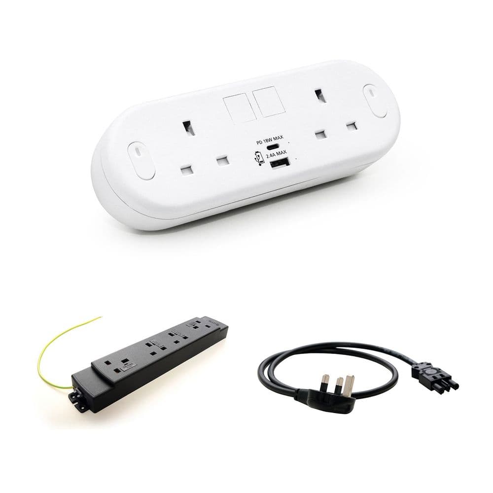 Desk Power Bundle | New Desk Power Module | USB Desk Charger with Power ...