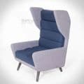 Douglas Blue High Back Winged Chair| Douglas Blue Winged Chair| High Back Winged Chair in Blue