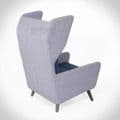 Douglas Blue High Back Winged Chair| Douglas Blue Winged Chair| High Back Winged Chair in Blue