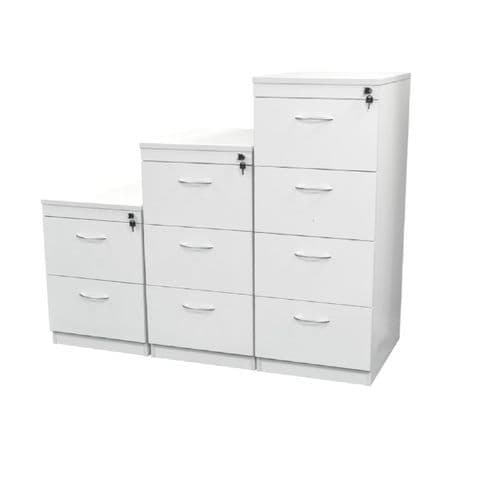 Filing Cabinet in White MFC