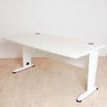 Flex | White Cantilever Desk | Used White Office Desk