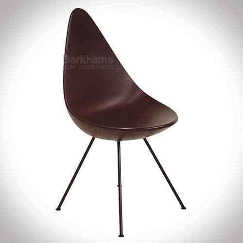 Fritz Hansen Drop Dining Chair (Plum)