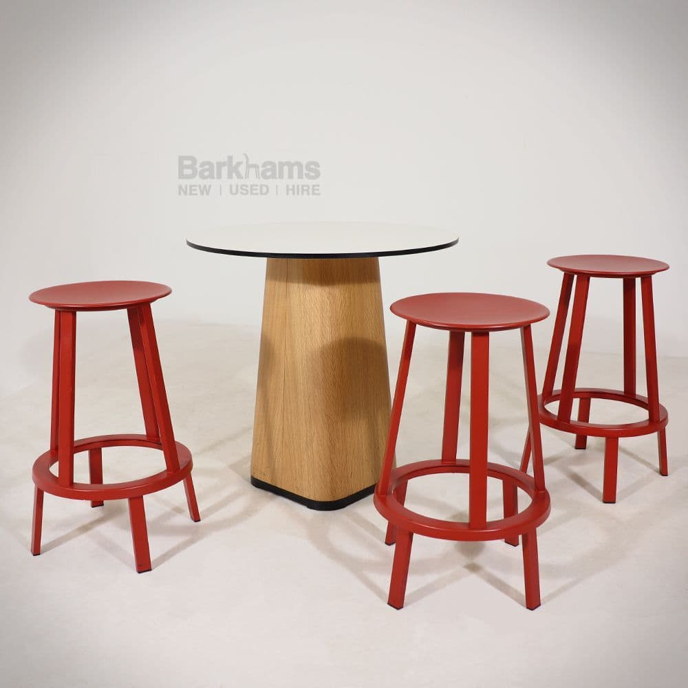 Hay Revolver Stool| Revolver Stool by Hay| Red Hay Revolver Stool