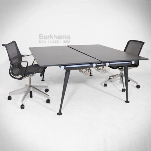 Herman Miller ABAK Bench Desk (Graphite)