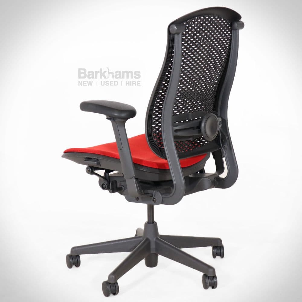 Herman Miller Celle Chair with Red Seat Celle Chair By Herman Miller