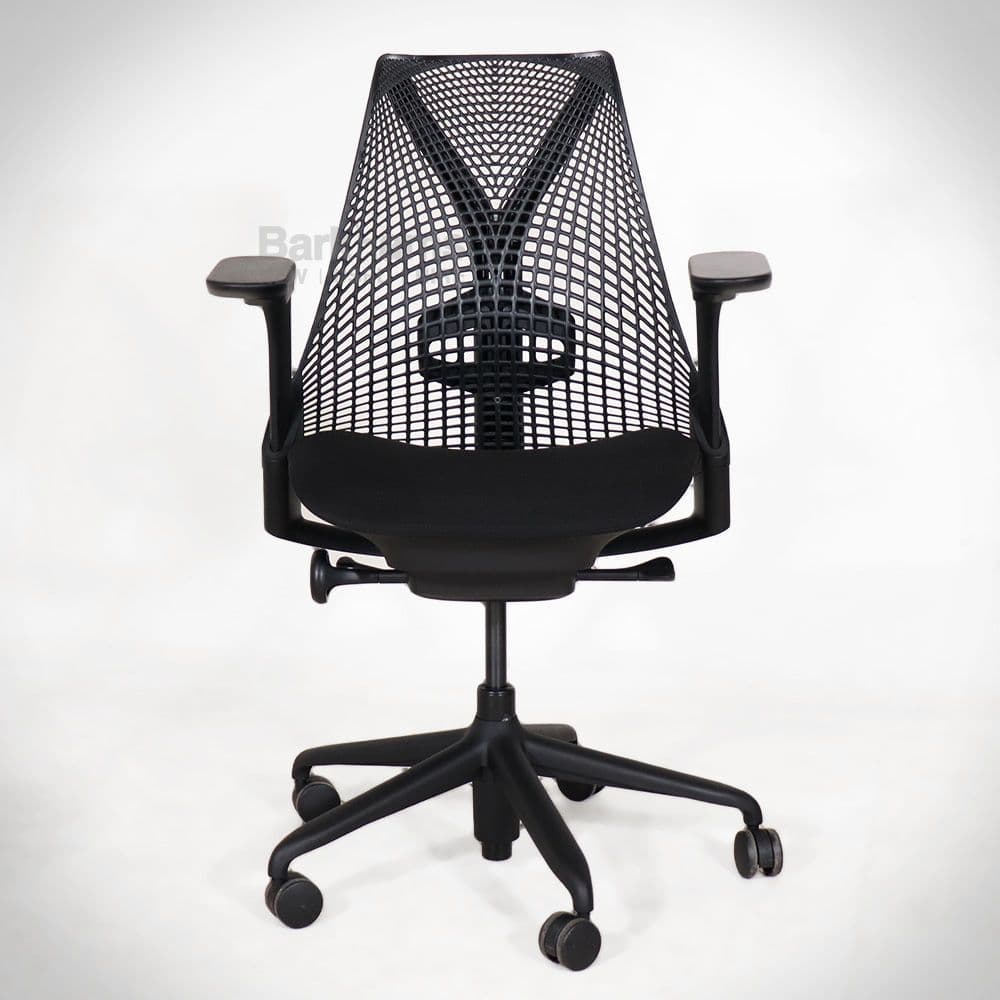 Herman Miller Sayl Chair Black Full Spec Arms Sayl Chair by Herman