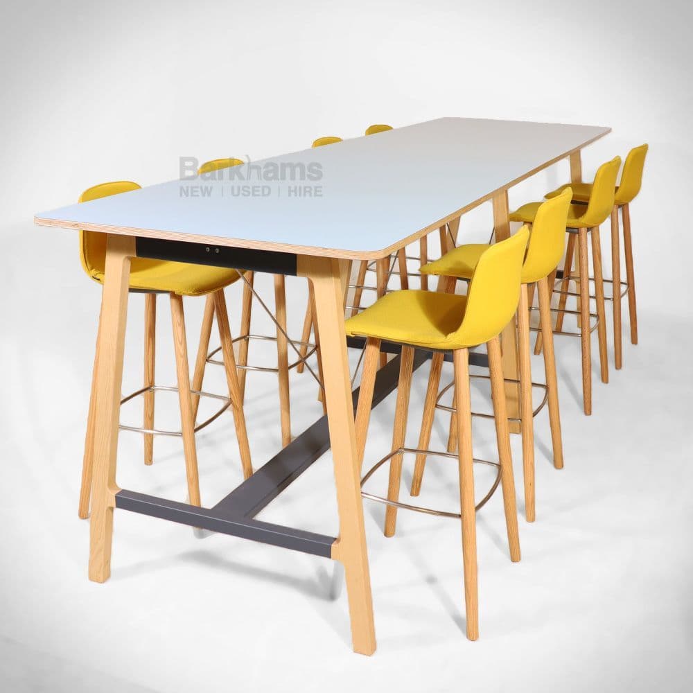 Bench Desk High Table and Stools Set| High Table and Stools Set| Stool ...