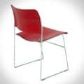 Howe 40/4 Side Chair (Red) | used Howe 40/4 Chair | Used Red Side Chair