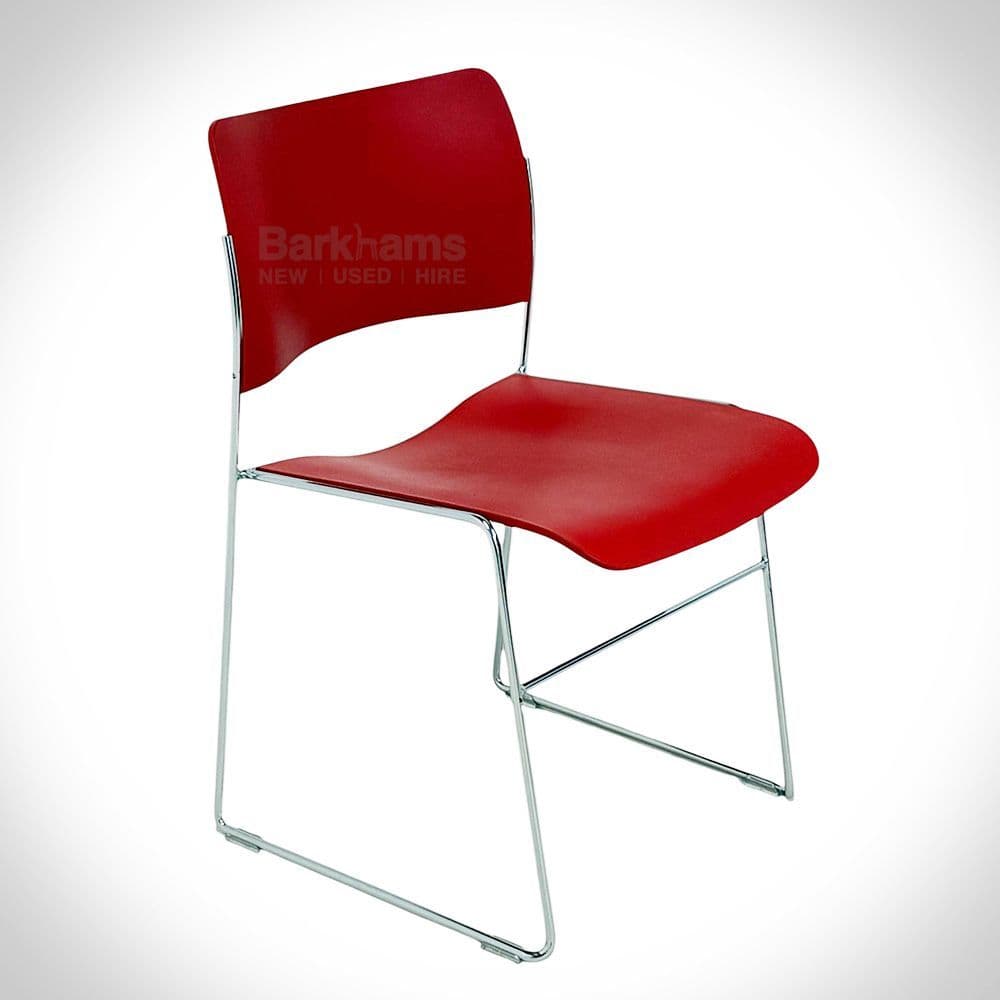 Howe 40/4 Side Chair (Red) | used Howe 40/4 Chair | Used Red Side Chair