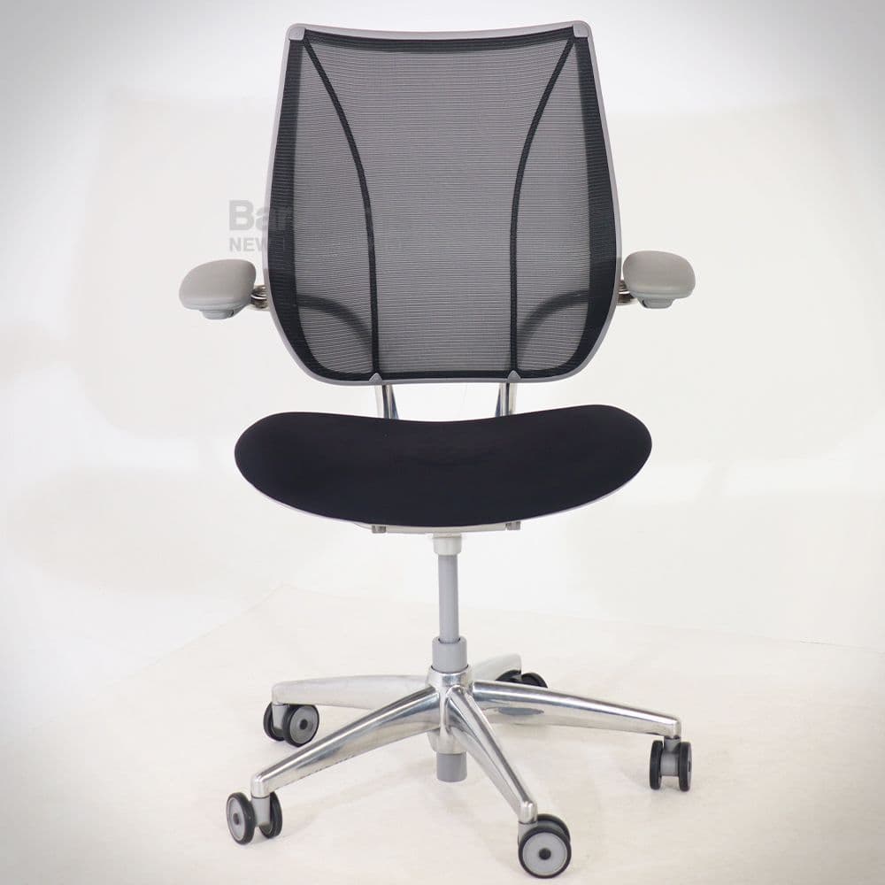 Humanscale Liberty Task Chair with Grey Arms Grey Liberty Chair by