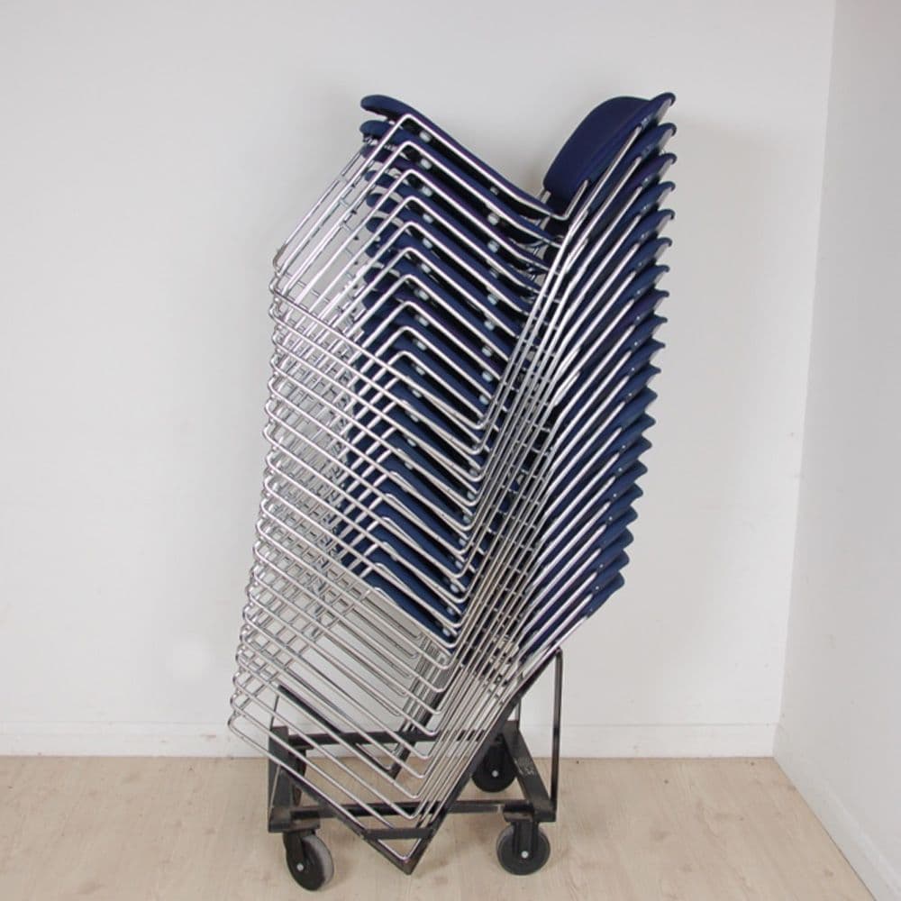 KI Perry Stacking Meeting Chair Stacking meeting chair chrome frame