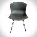 Knoll Bertoia Plastic Side Chair (Black) | Used Knoll Bertoia Side Chair | Used Bertoia Chair by Knoll