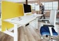 Leap Sit-Stand Bench Desk | New Electric Sit Stand Bench Desk | Two Person  Height Adjustable Bench Desk