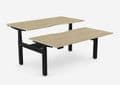 Leap Sit-Stand Bench Desk | New Electric Sit Stand Bench Desk | Two Person  Height Adjustable Bench Desk