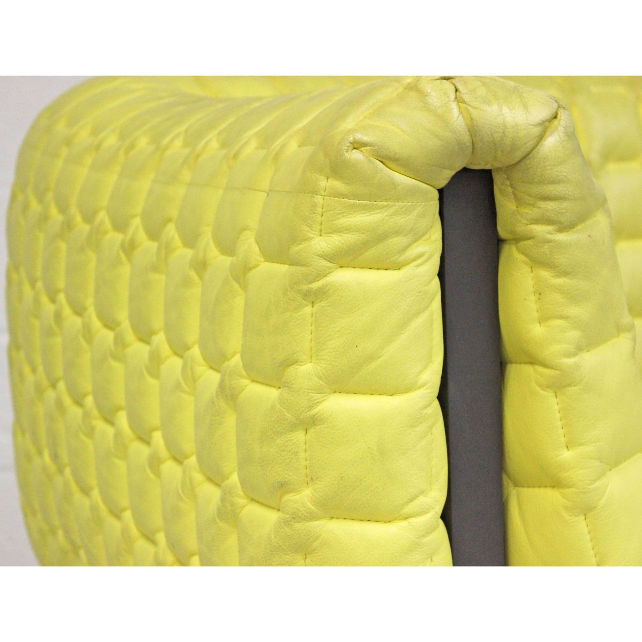 Ligne Roset Ruche Sofa | Yellow Sofa | Leather Settee