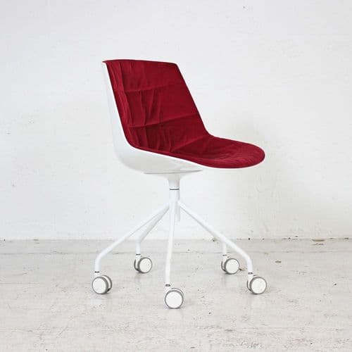 MDF Italia Flow Chair - Red Velvet