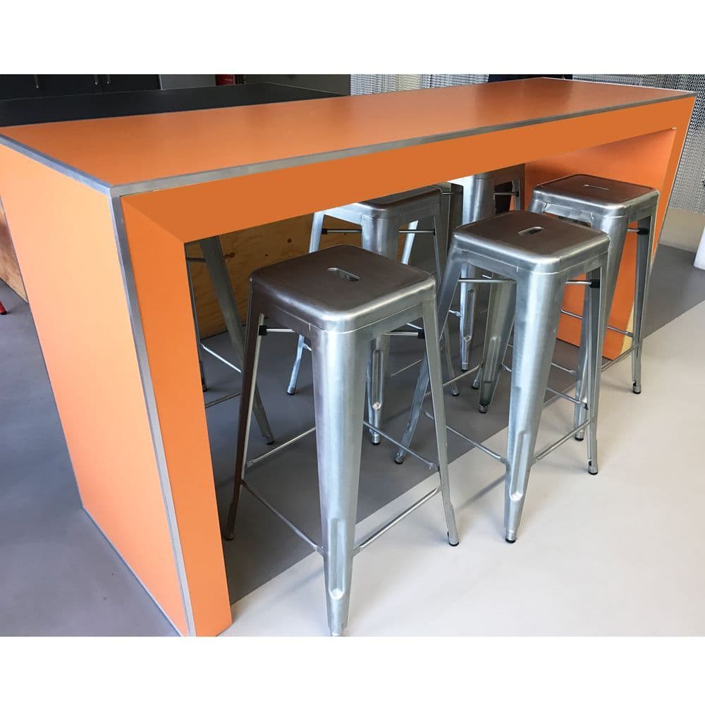Metal Galvanised Steel Stools | canteen stools | bar stool