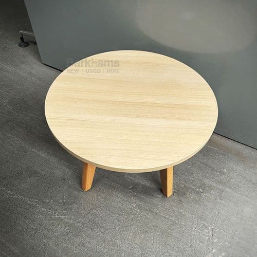 Mobili Pyramid Wood Circular Table