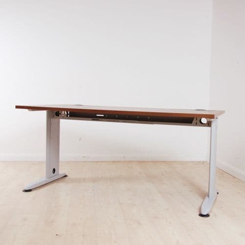 New Barkham Silver Cantilever Desk (Walnut top) 0 0