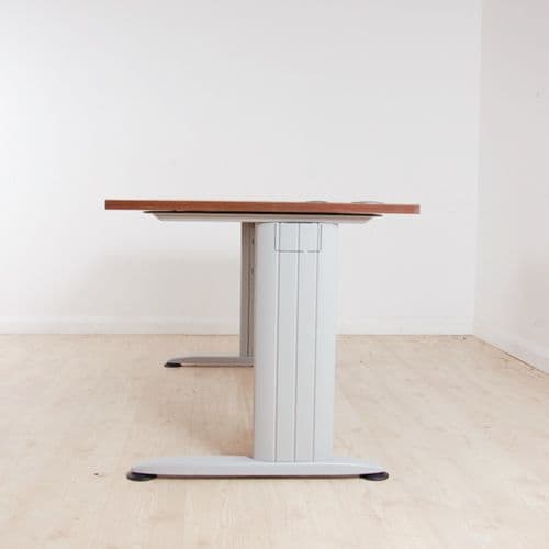 New Barkham Silver Cantilever Desk (Walnut top) 0 0