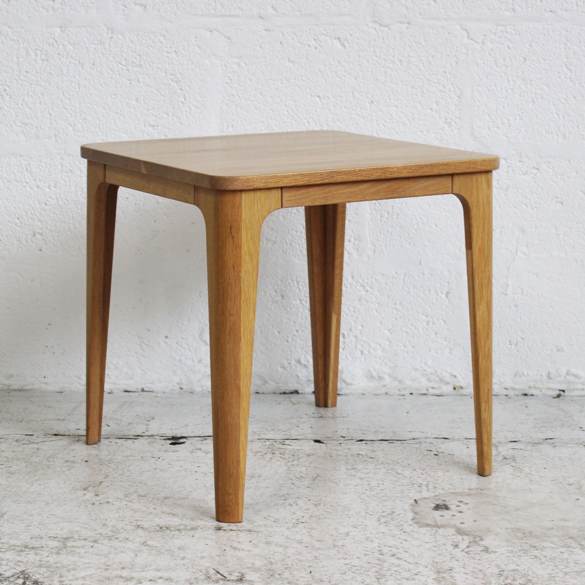 Oak Side Table Wooden Coffee Table Low Square Table