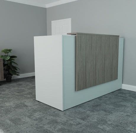 Self Contained Reception Unit Overlay Reception Unit | New Designer Reception Unit | Two Tone MFC ...